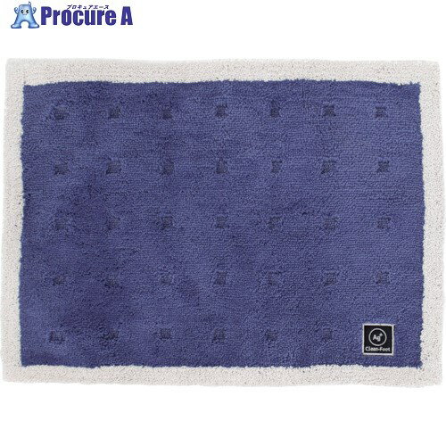 オカ 乾度良好Ag＋クリーンフットバスマット 45×60 ブルー 64902 1枚 ■▼410-7597 【送料都度見積】