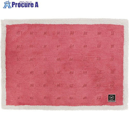 オカ 乾度良好Ag＋クリーンフットバスマット 50×70 ピンク 64904 1枚 ■▼410-7602 【送料都度見積】