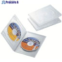 ELECOM DVDトールケース 2枚収納/3枚セット クリア CCD-DVD04CR 1個 ■▼538-2335