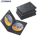 ELECOM DVDトールケース 2枚収納/5枚セット ブラック CCD-DVD05BK 1個 ■▼538-2343【代引決済不可】
