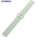 ELECOM Apple Watch 41/40/38mm用バンド マグネット シリコン グリーン×ホワイト AW-41BDMAGGN 1本 ■▼544-826...