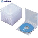 ELECOM CD・DVD・Blu-rayプラケース 1枚収納 クリア (10枚入) CCD-JSCN10CR 1パック ■▼828-2806