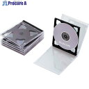 ELECOM CD・DVD・Blu-rayプラケース 2枚収納 ブラック (5枚入) CCD-JSCNW5BK 1パック ■▼828-2814