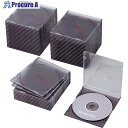 ELECOM CD・DVD・Blu-rayスリムプラケース 1枚収納ブラック50枚入 CCD-JSCS50CBK 1パック ■▼828-2828