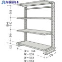NF スチール製軽中量ボルトレス棚 キャンチラック単式増結1連 間口954×奥行570×高さ1800mm 階段数4段 CR63S-S4B 1台 ■▼135-8629【代引決済不可】【送料都度見積】(3)