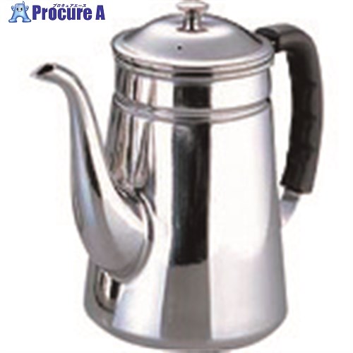 TKG SA18-8プラハンドル コーヒーポット 細口 #13(電磁対応) FKCC201 1個 ■▼139-1245【代引決済不可】【送料都度見積】