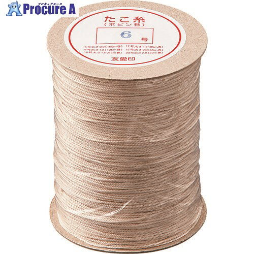 TKG 綿 たこ糸 ボビン巻 小 6号 CTY1401 1個 ■▼186-4306【代引決済不可】【送料都度見積】