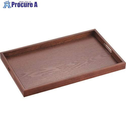 TKG 丸十 木製 長手盆 ブラウン 14.0 EBV1102 1個 ■▼187-0698 【送料都度見積】