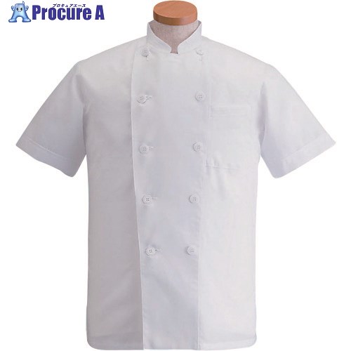 TKG サンペックスイスト サマーコックコート・半袖KD-462 LL (ホワイト) SKT5304 1個 ■▼193-3308 【送料都度見積】