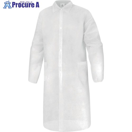 デルタプラス BLOUSPO 不織布コート 2ポケット フード無 個包装 XLサイズ D0070-XL 1着 ■▼365-1098 【送料都度見積】