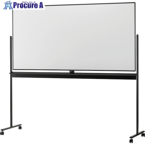 日学 両面ホワイトボード ブラックフレーム SR-11BK 1台 ■▼378-8038 【送料都度見積】※車上渡し