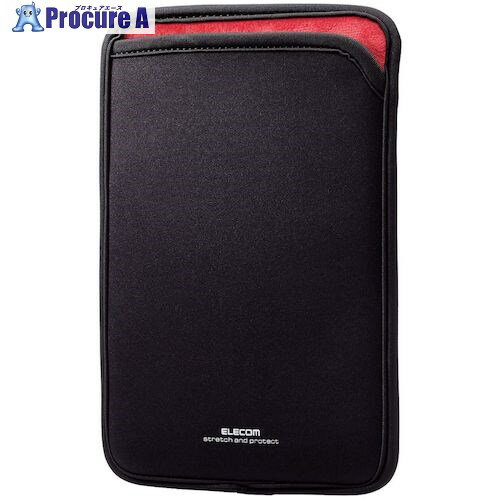 ELECOM タブレット汎用スリップインケース 7-8.3インチ ブラック TB-08SNCBK 1個 ■▼455-5908