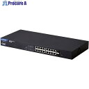 ELECOM 法人向けスイッチングハブ WEBスマート Giga PoE 16ポート 3年保証 EHB-SG2C16F-PL 1台 ■▼612-3585