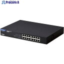 ELECOM 法人向けスイッチングハブ アンマネージ Giga PoE 16ポート 3年保証 EHB-UG2D16F-PL 1台 ■▼612-3588