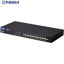 ELECOM 法人向けスイッチングハブ WEBスマート Giga PoE 24ポート 3年保証 EHB-SG2C24F-PL 1台 ■▼612-3591