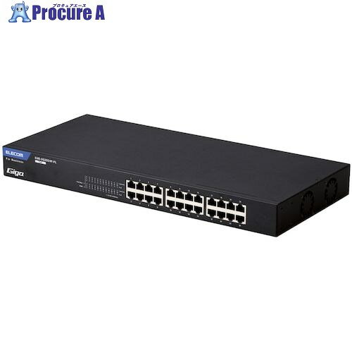 ELECOM ˡ͸å󥰥ϥ ޥ͡ Giga PoE 24ݡ 3ǯݾ EHB-UG2D24F-PL 1 612-3592