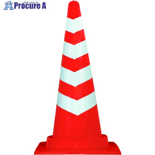 安全興業 安全コーン スコッチコーン赤白4段 SC-R-4 25本 ■▼652-8077【代引決済不可】【送料都度見積】