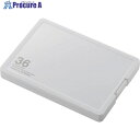 ELECOM メモリカードケース SD18枚+microSD18枚収納 ホワイト CMC-SDCPP36WH 1個 ■▼828-2854
