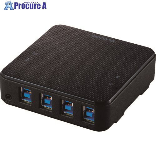 ELECOM USB3.0対応切替機(PC4台) U3SW-T4 1個 ■▼204-3928【代引決済不可】