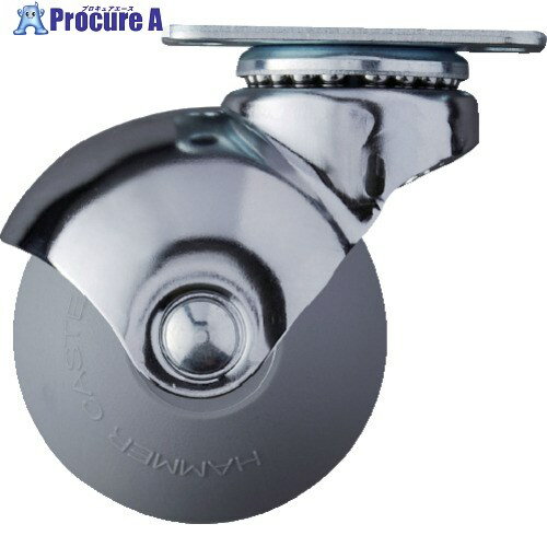 ハンマー プレート式 旋回式ウレタン車輪 50mm 405P-UR50 1個 ▼814-0823【代引決済不可】