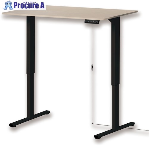 ASKA 電動昇降デスク 天板幅1200mm ブラック EDK12BK 1台 ■▼601-2874 ※車上渡し