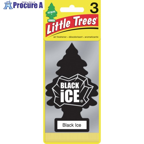 リトルツリーズ LT エアーフレッシュナー 3P - Black Ice(ブラックアイス) LT305 1パック ▼671-4647【代引決済不可】