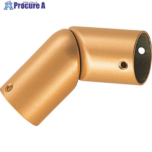 SHIROKUMA 手すり用接続金具 自在ジョイント 35φ AG BR-116-35-AG 1個 ▼183-3918【代引決済不可】