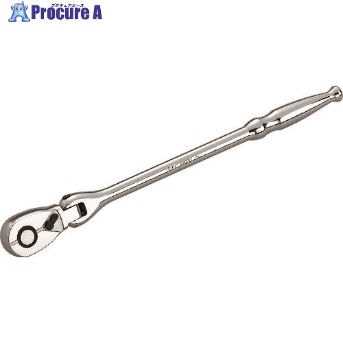 KTC 12.7sq.フレックスロングラチェットハンドル BR4FL 1個 ▼307-5621【代引決済不可】