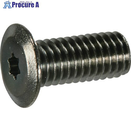 TRUSCO ヘックスローブ超極低頭ねじ 黒ニッケル M3×8 60本入 B181-0308 1パック ▼380-9451【代引決済不可】