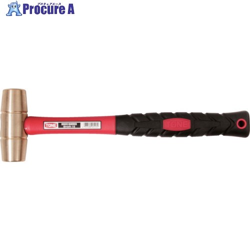 TONE 真鍮ハンマー 全長375mm BHAR-20 1本 ▼383-0172 ●YA513