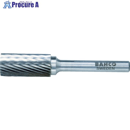 BAHCO 超硬バー 円筒 シングルカット 刃径6mm BAHA0616M06 1本 ▼413-4176