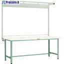 TRUSCO 軽荷重作業台(300kg)AE型 1800X900XH1948(全高) ツールハンガー付 グリーン色 AE-1809THN 1台 ■▼466-72...