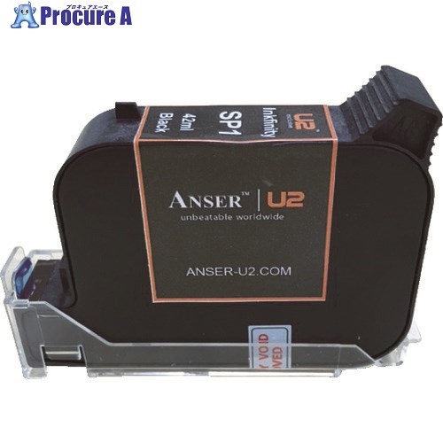テクノマーク U2用42ccインク SP1 AU203-001-3 1本 ■▼819-4051 【送料都度見積】※個人宅様送り不可