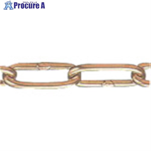 水本 黄銅チェーン 30m 線径9mm BR-9 1本 ■▼835-8394 ※車上渡し
