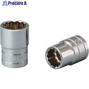 KTC 12.7sq.ソケット(十二角)パック・台紙仕様 差込角12.7mm B4-19W袋入り B4-19W-S 1個 ▼859-1412