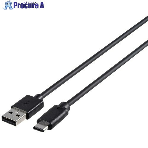 BUFFALO USB2.0֥(A to C) 2.0m ֥å BSUAC220BK 1 683-0313 ٸѡ