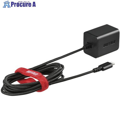 BUFFALO 2.4A-AC Lightning直付け 1.5m ブラック BSMPA2403LC1BK 1個 ■▼684-0420 【送料都度見積】 BUFFALO 2.4A-AC Lightning直付け 1.5m ブラック BSMPA2403LC1BK 1個 ■▼684-0420 【送料都度見積】
