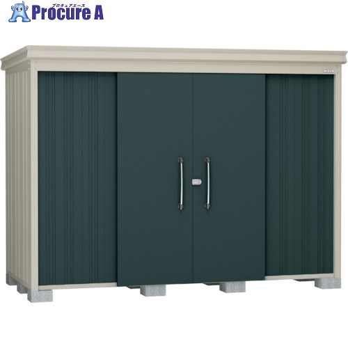 DAIKEN 物置ガーデンハウス DM-Z2913棚板付一般型 マカダムグリーン DM-Z2913-MG 1台 ■▼111-0745 【送料都度見積】