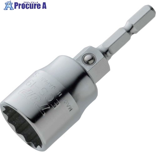 TOP 電動ドリル用マルチソケット ECS-19 1個 ▼113-2651【代引決済不可】