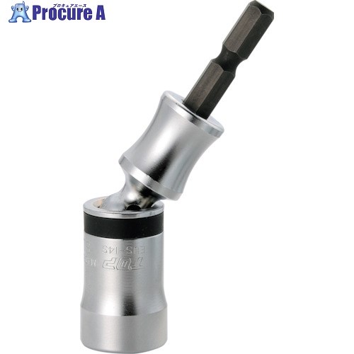 TOP 電動ドリル用ユニバーサルショートソケット 対辺14mm EUS-14S 1個 ▼123-8737