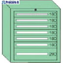 OS デラックス重量キャビネット 間口811×奥行557×高さ681mm(若草色) DX809 1台 ■▼135-9404 ※個人宅様送り不可