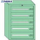 OS デラックス重量キャビネット 間口811×奥行557×高さ1081mm(若草色) DX1002 1台 ■▼136-5824 ※個人宅様送り不可