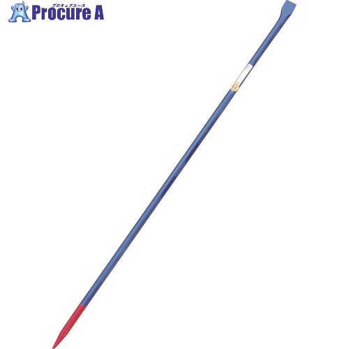 モクバ印 金テコ 43巾×25Φ×1500mm D11-15 1本 ▼218-2416【代引決済不可】