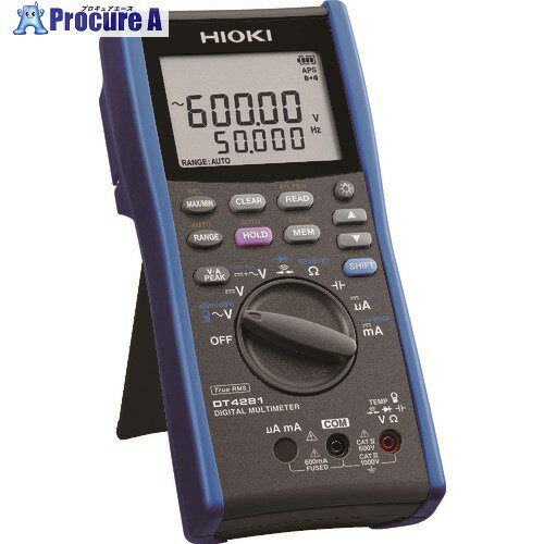 HIOKI デジタルマルチメータ DT4281 DT4281 1台 ▼448-5475
