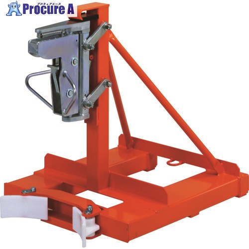 タイユー フォークリフトドラム運搬アタッチメント カムオート 首振り式 均等荷重450kg×1本 CA-N1-S 1台 ■▼456-8281 【送料都度見積】※車上渡し