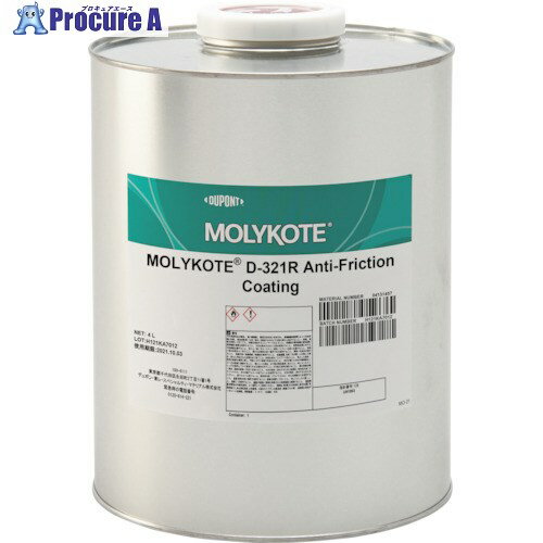 モリコート 乾性被膜 D-321R乾性被膜潤滑剤 4L D-321R-40 4缶 ■▼599-7801 【送料都度見積】