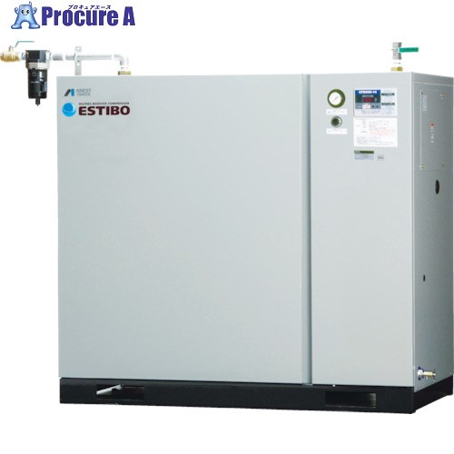 アネスト岩田 ブースターコンプレッサ(オイルフリー) 7.5KW 50Hz CFBS75BF-20M5 1台 ■▼798-6921【代引決済不可】