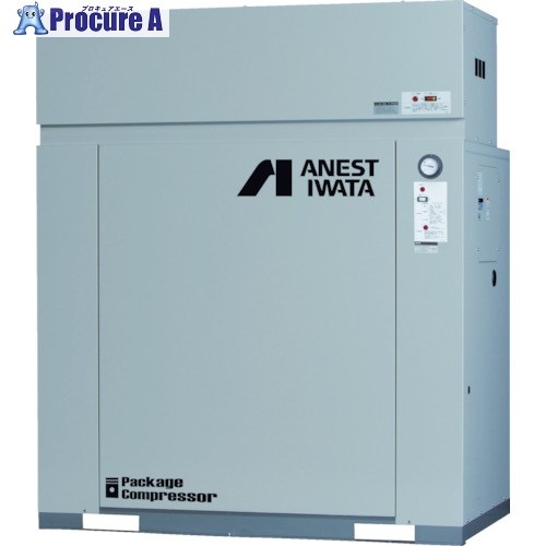 アネスト岩田 レシプロコンプレッサー(給油式) パッケージコンプレッサ 5.5KW 60Hz 吐出圧力0.7〜0.85MPa CLP55EF-8.5M6 1台 ■▼833-8789【代引決済不可】
