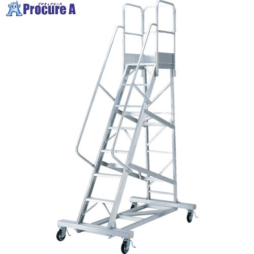 PiCa アルミ合金製移動式作業台 DWS-D型 3.0m DWS-D300AS11H 1台 ■▼836-4285【代引決済不可】