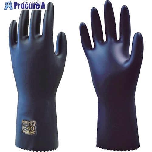 DAILOVE 化学防護手袋 ダイローブ640(M) D640-M 1双 ▼868-8246【代引決済不可】